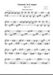 Fantasia in G major BWV 572