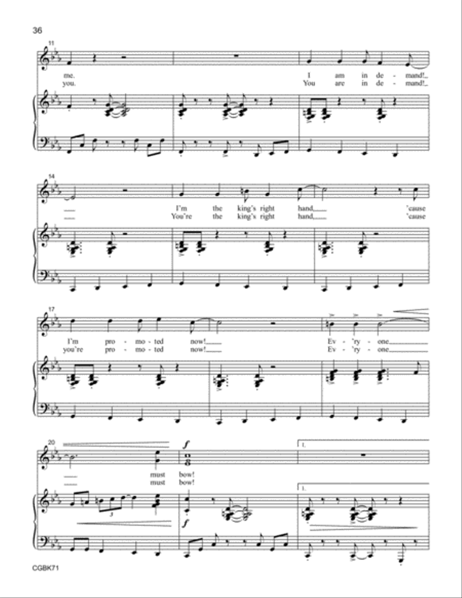 Esther (Singer's Edition) Unison Choir scores gallery preview page 12