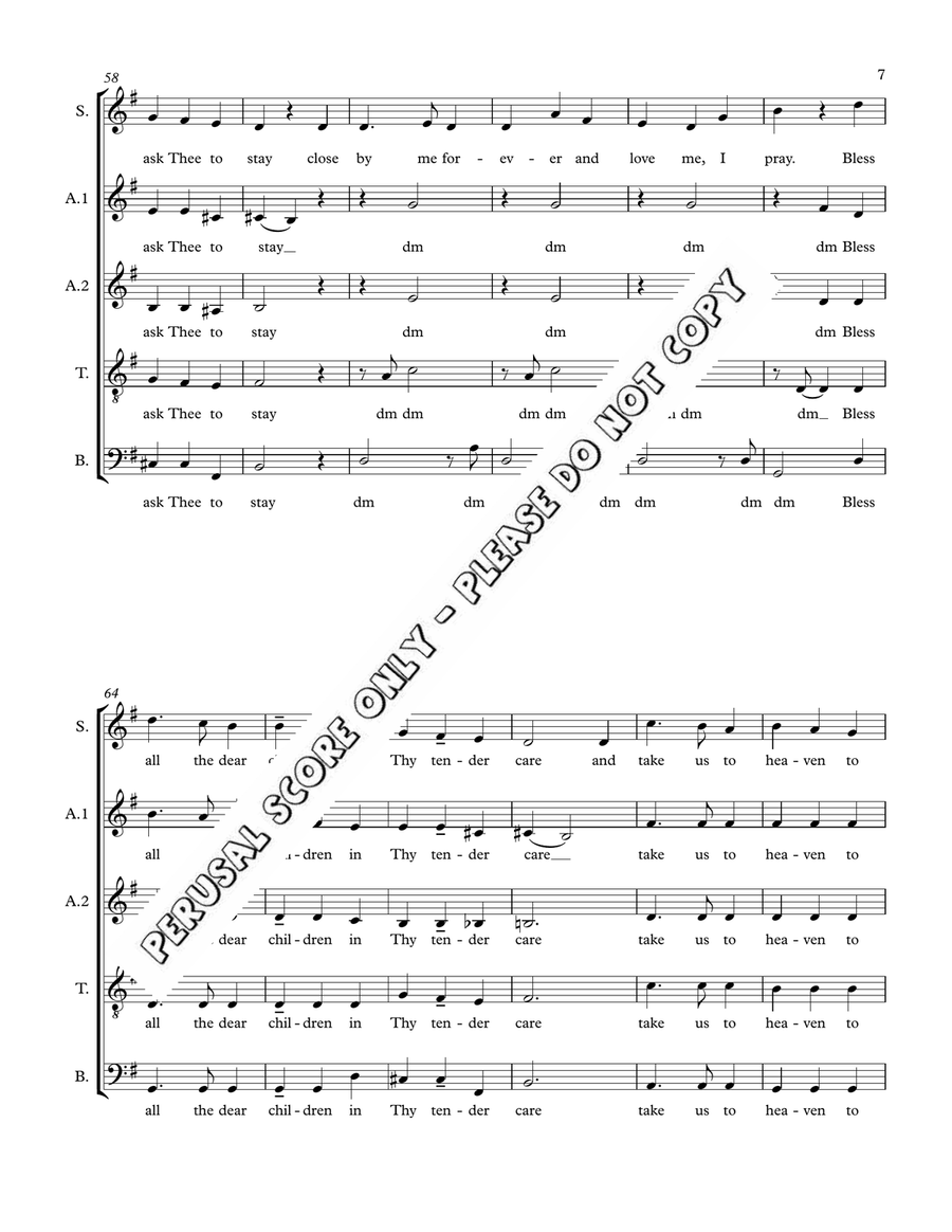A Cappella Christmas Cards 4-Part scores gallery preview page 7