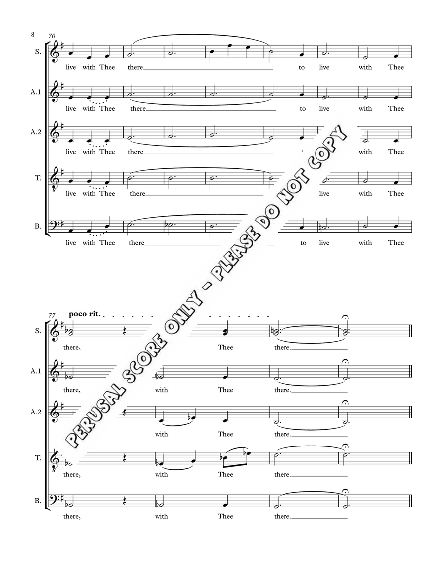 A Cappella Christmas Cards 4-Part scores gallery preview page 8