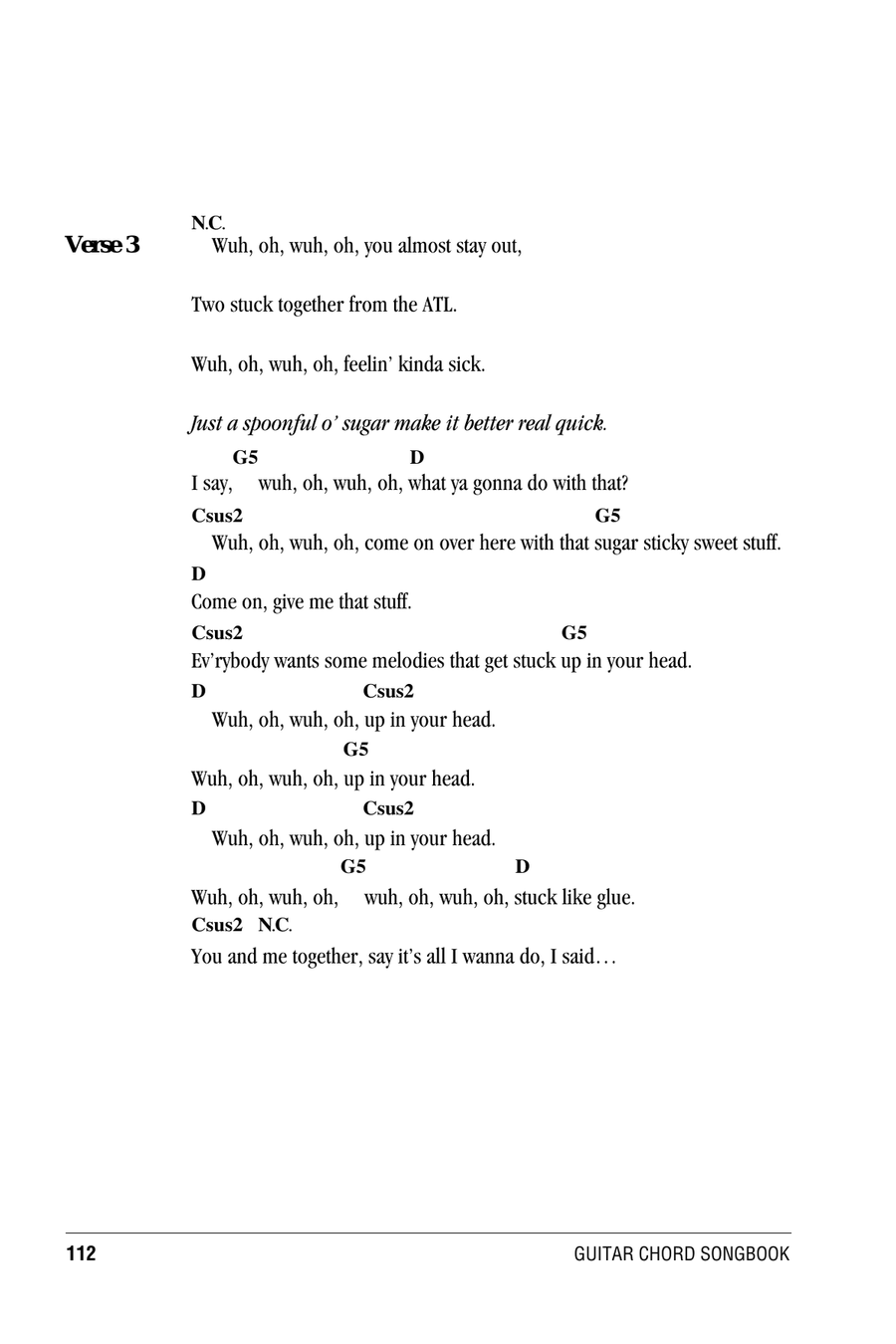 Stuck Like Glue Acoustic Guitar scores gallery preview page 3