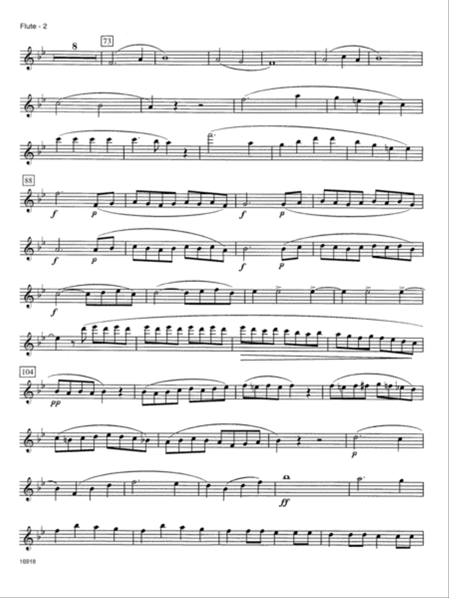 The Marriage Of Figaro (Overture) - Flute Flute scores gallery preview page 2