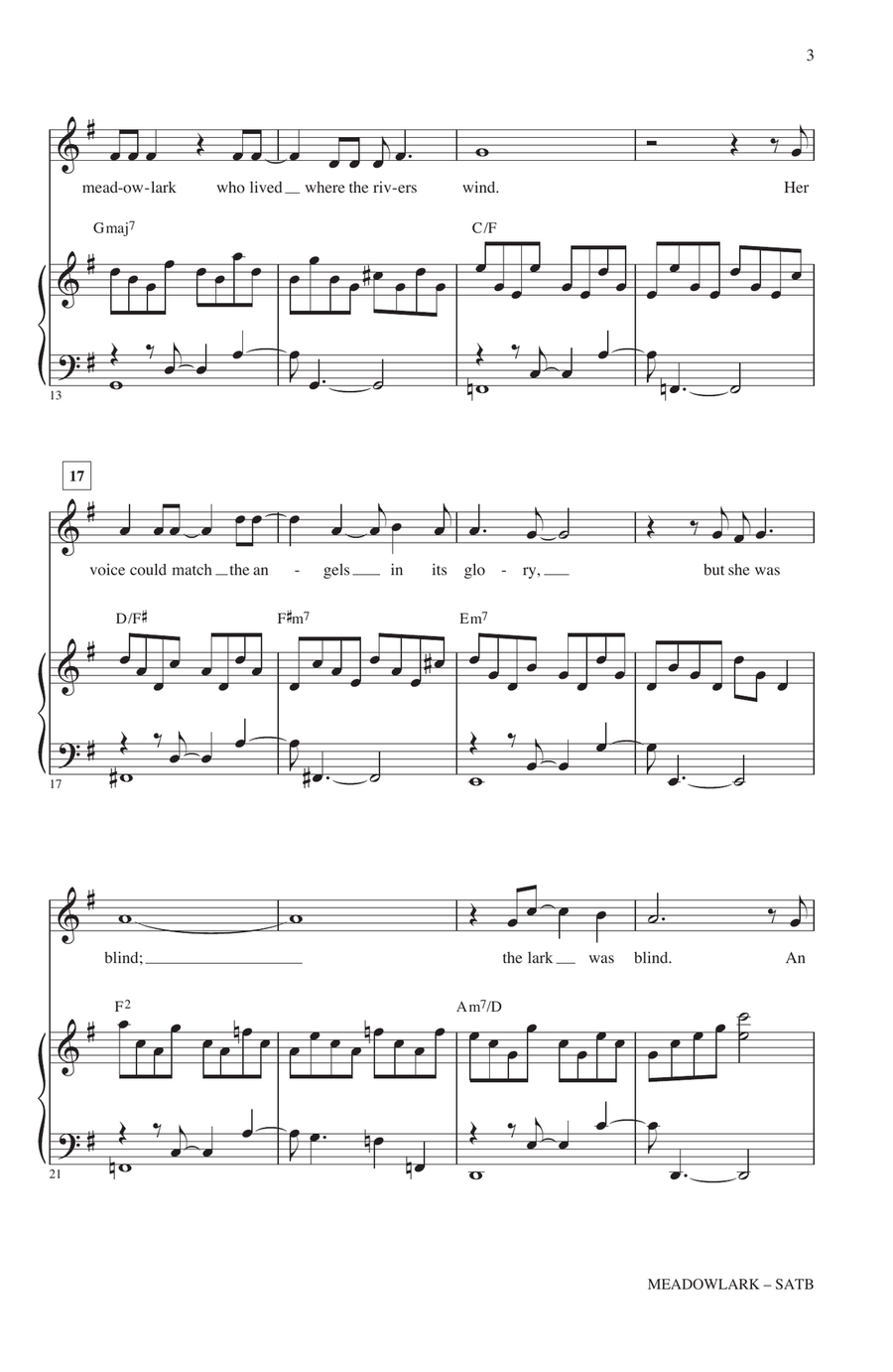 Meadowlark Meadowlark 4-Part scores gallery preview page 2