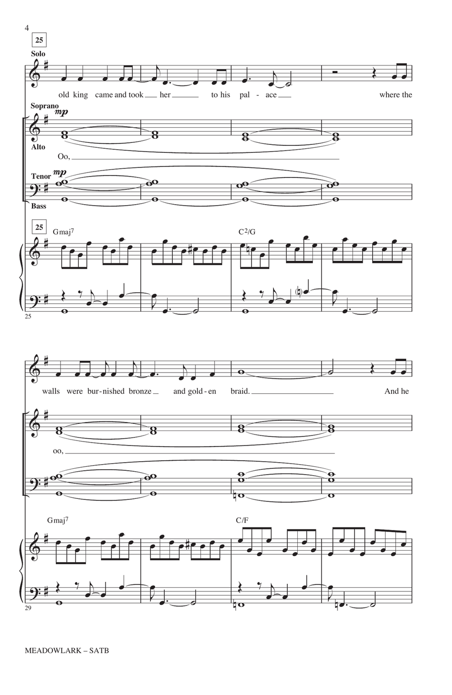 Meadowlark Meadowlark 4-Part scores gallery preview page 3