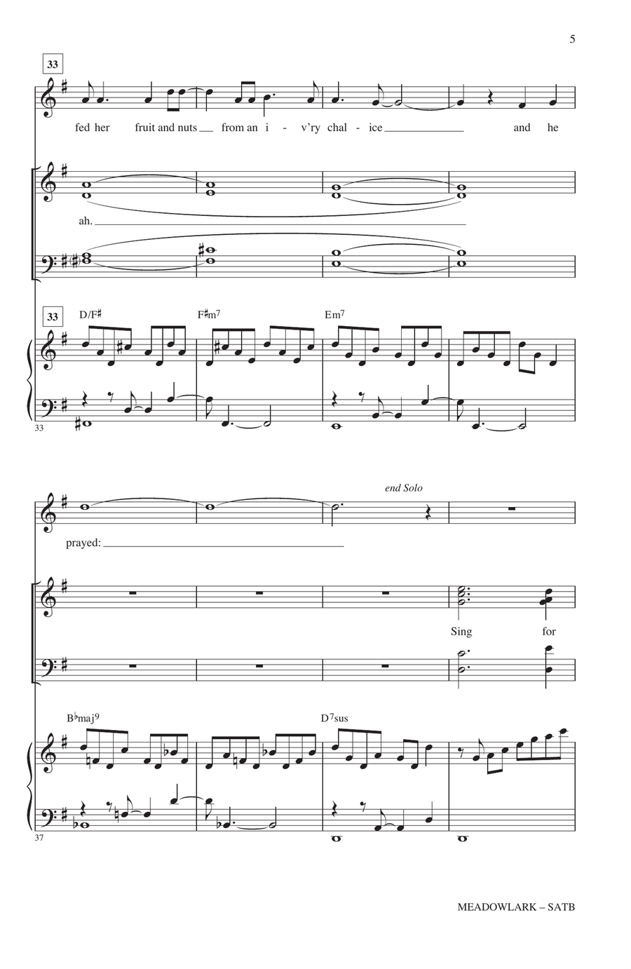 Meadowlark Meadowlark 4-Part scores gallery preview page 4