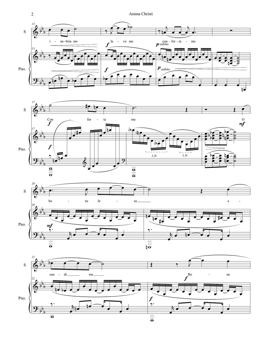 Anima Christi Anima Christi Voice scores gallery preview page 2