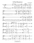 St Paul Responses - SATB