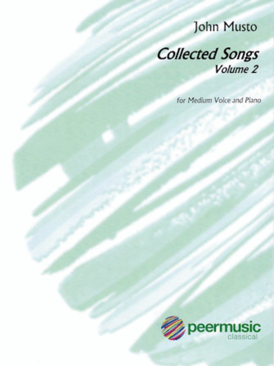 John Musto - Collected Songs: Volume 2 Voice scores gallery preview page 1