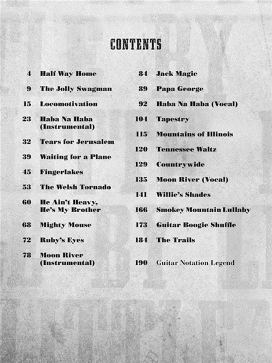 Tommy Emmanuel – Little by Little Electric Guitar scores gallery preview page 4