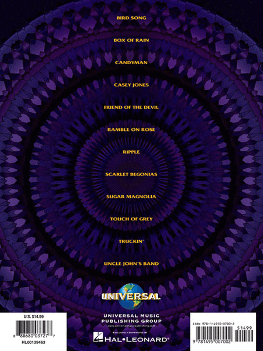 Grateful Dead for Easy Piano Easy Piano scores gallery preview page 2