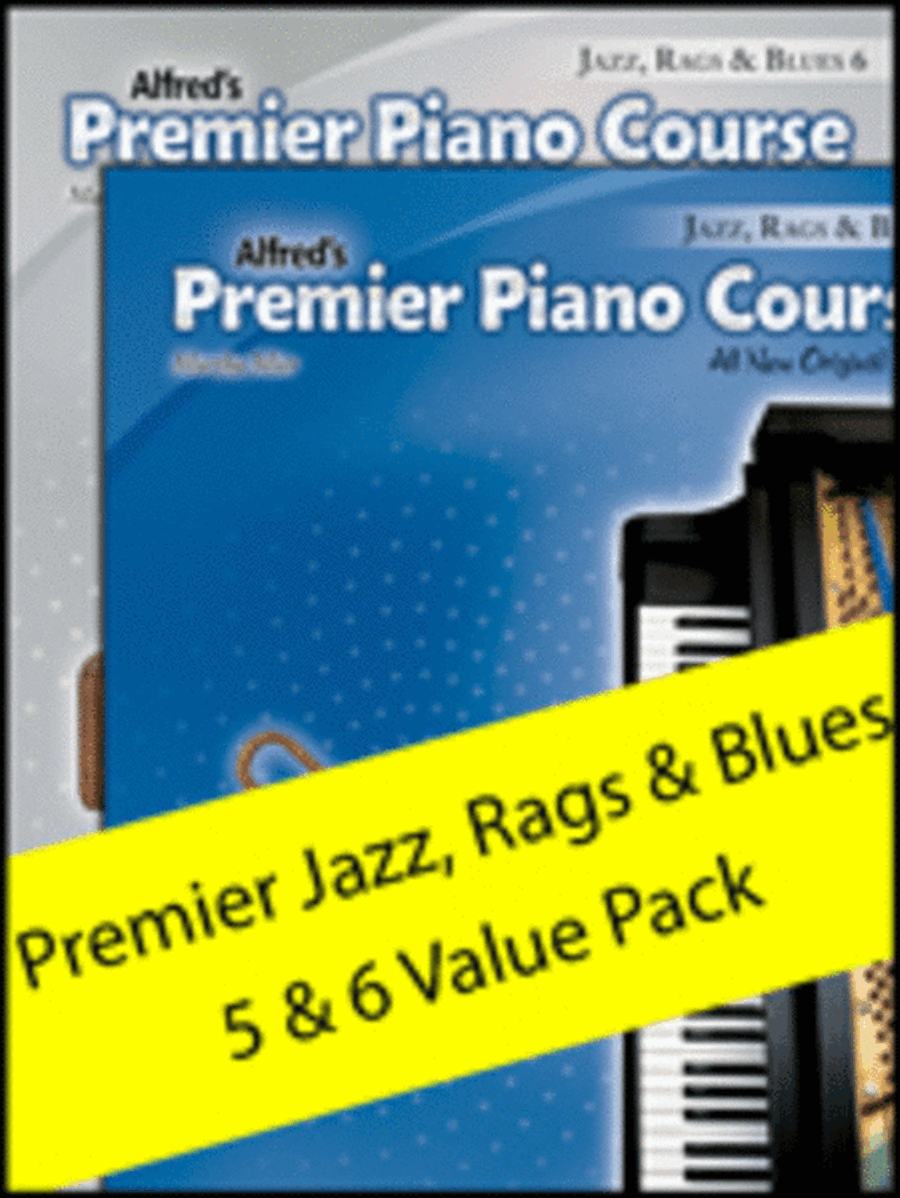 Premier Piano Course Jazz, Rags & Blues 5-6 (Value Pack) Piano Method scores gallery preview page 1