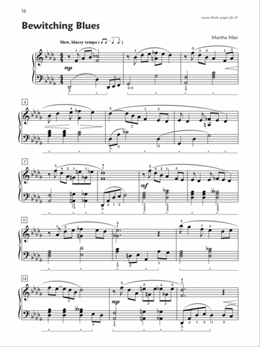 Premier Piano Course Jazz, Rags & Blues 5-6 (Value Pack) Piano Method scores gallery preview page 4