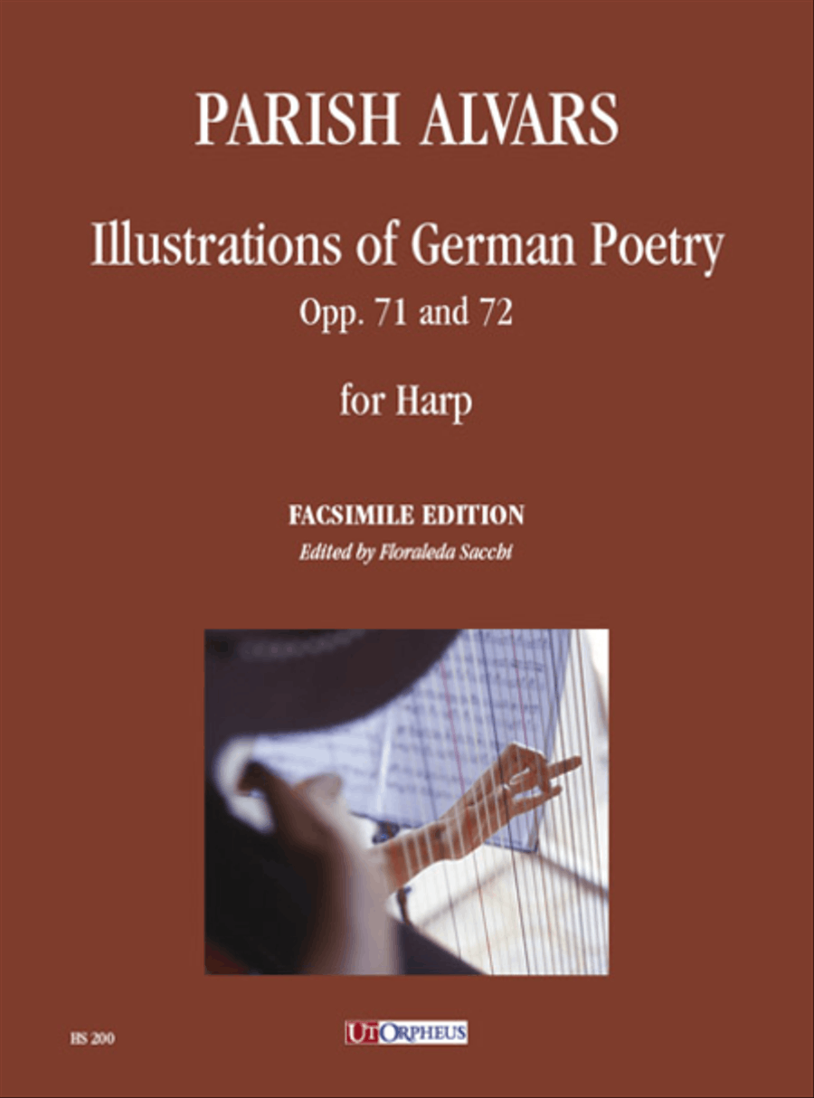 Illustrations of German Poetry Opp. 71 and 72 for Harp. Facsimile Edition Harp scores gallery preview page 1