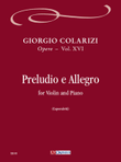 Preludio e Allegro for Violin and Piano