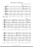Basse Dance by Susato for Violin Quartet