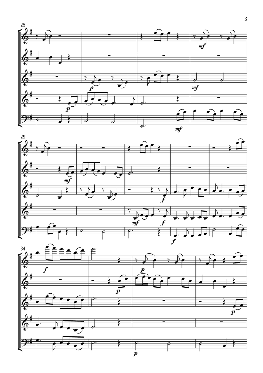 Irish Medley Irish Medley Woodwind Quintet scores gallery preview page 4