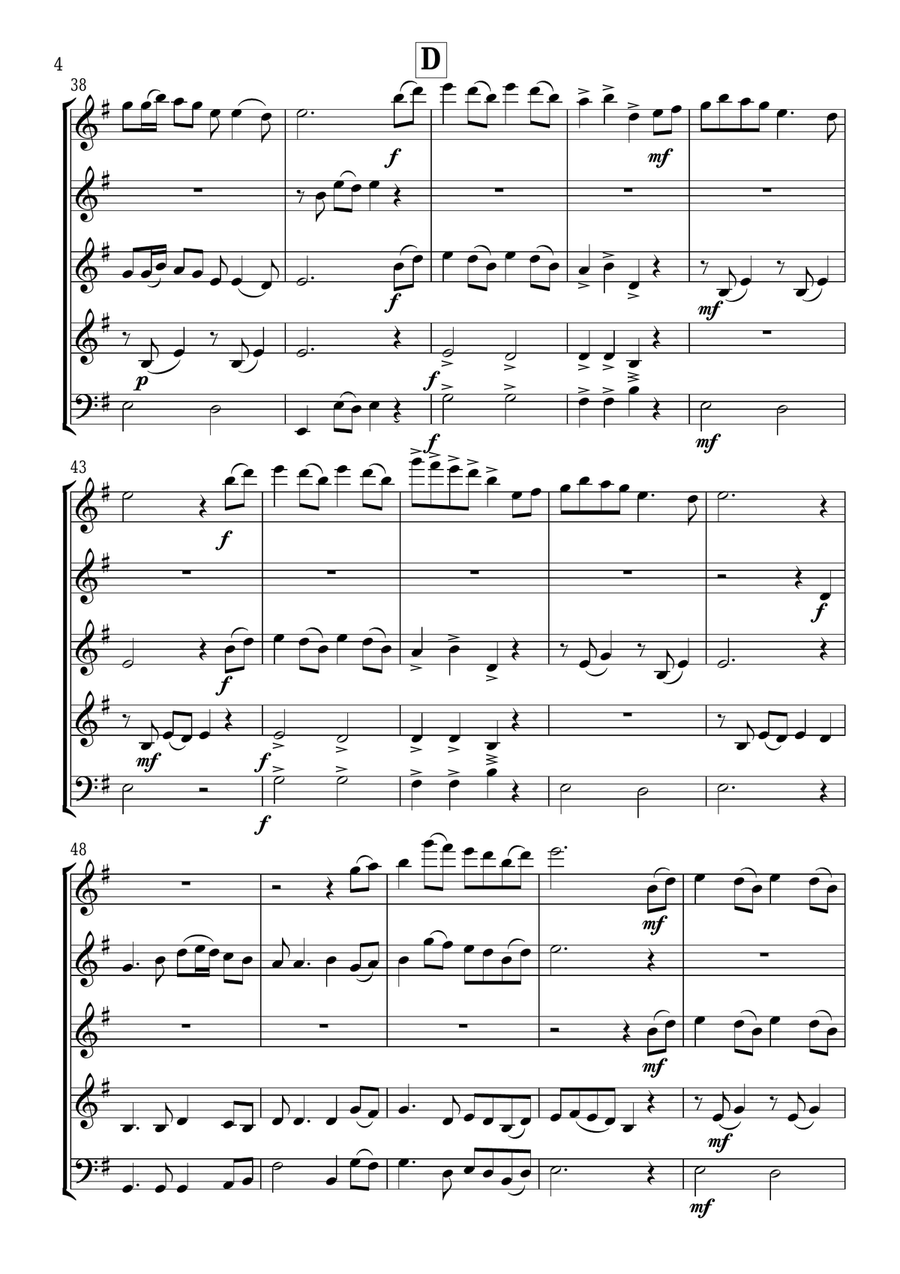 Irish Medley Irish Medley Woodwind Quintet scores gallery preview page 5