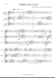 Whither away so fast for recorder trio (soprano, alto and tenor recorder)