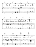 Army Dreamers Piano, Vocal, Guitar scores gallery preview page 3