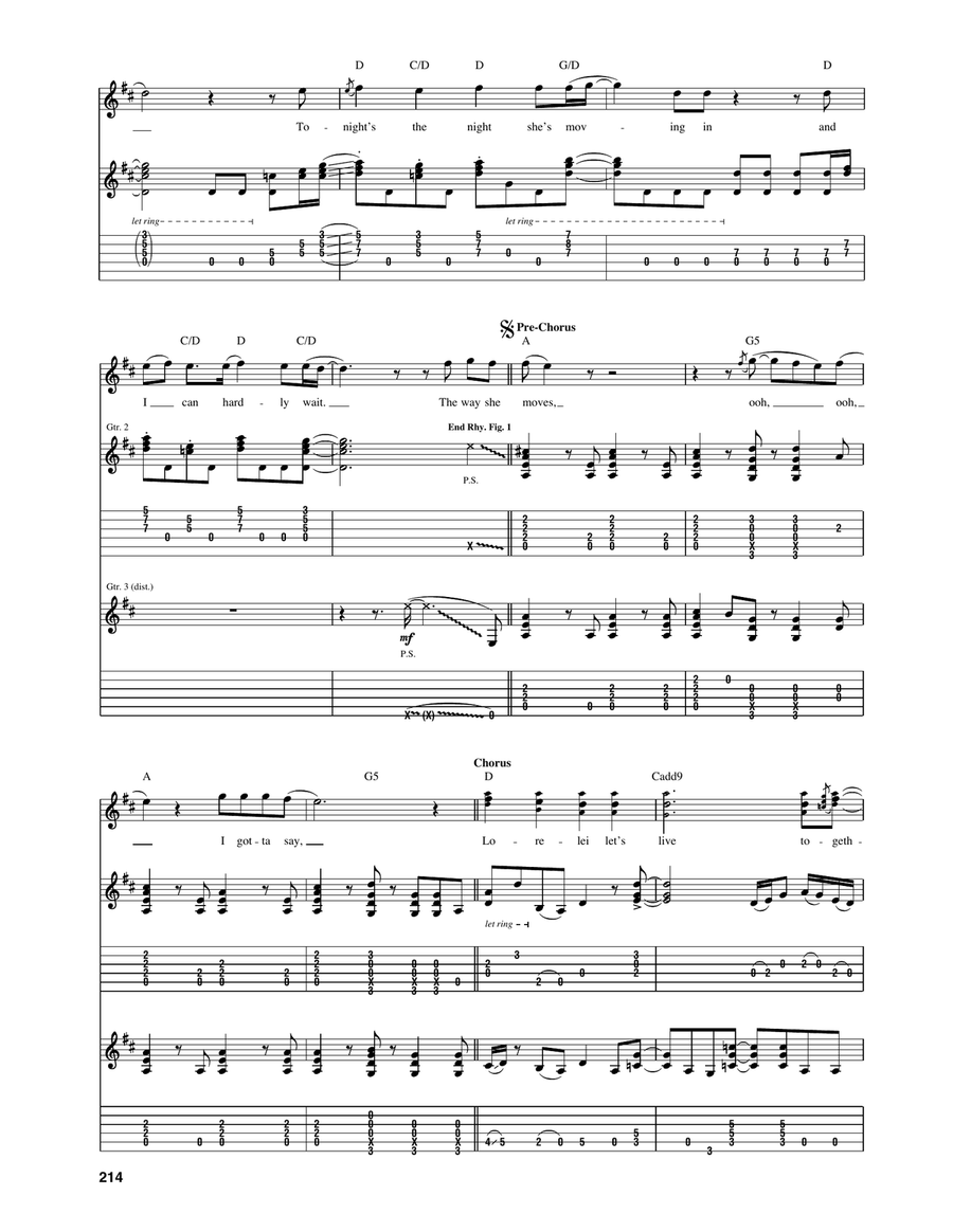 Lorelei Lorelei Acoustic Guitar scores gallery preview page 2