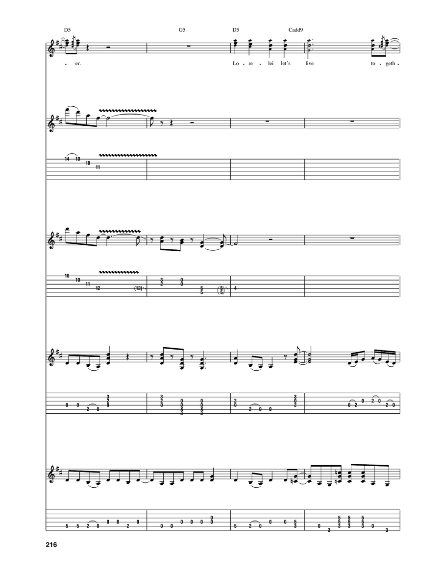 Lorelei Lorelei Acoustic Guitar scores gallery preview page 4