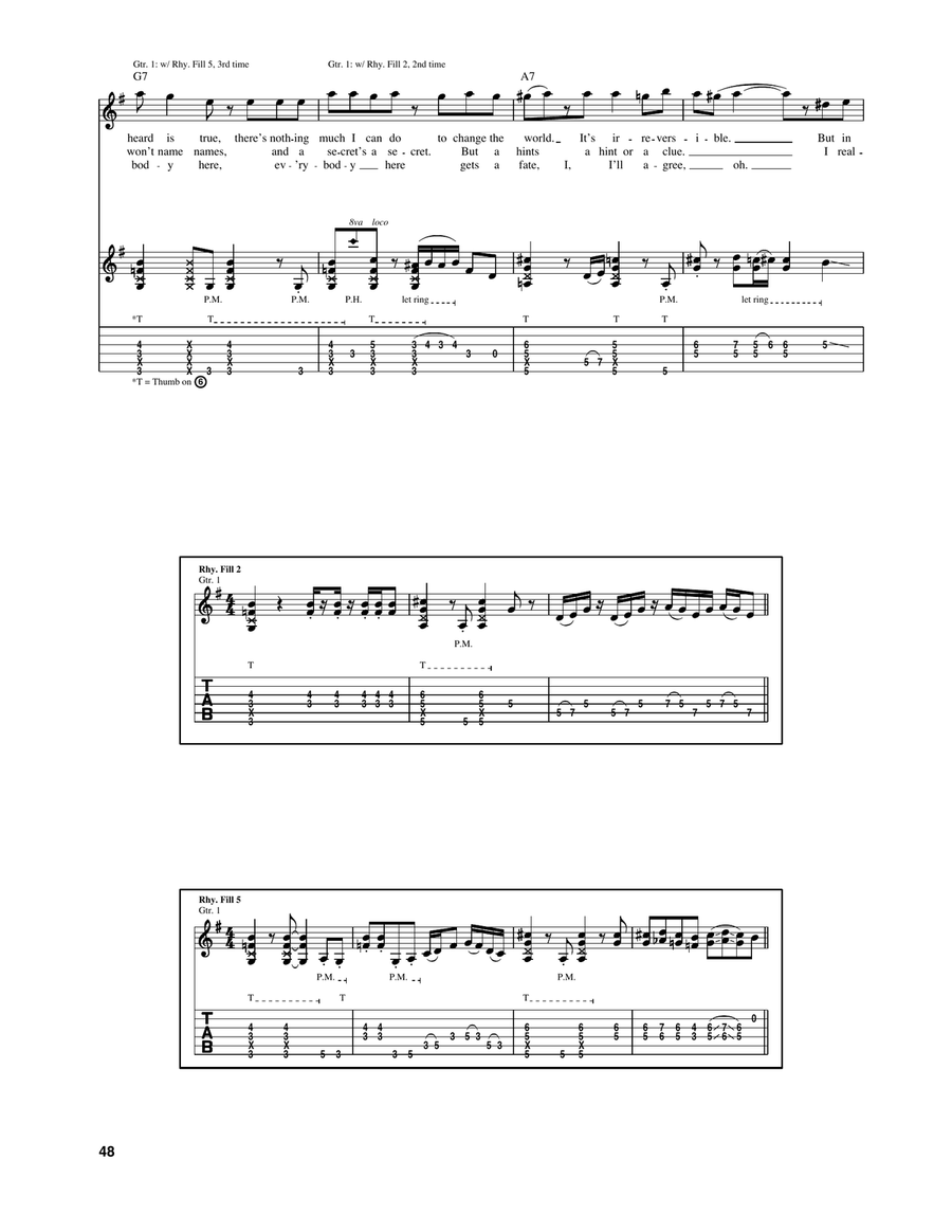 Gonna Raise Hell Gonna Raise Hell Acoustic Guitar scores gallery preview page 3