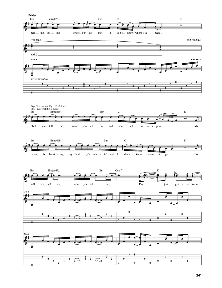 Crystal Ball Crystal Ball Acoustic Guitar scores gallery preview page 3