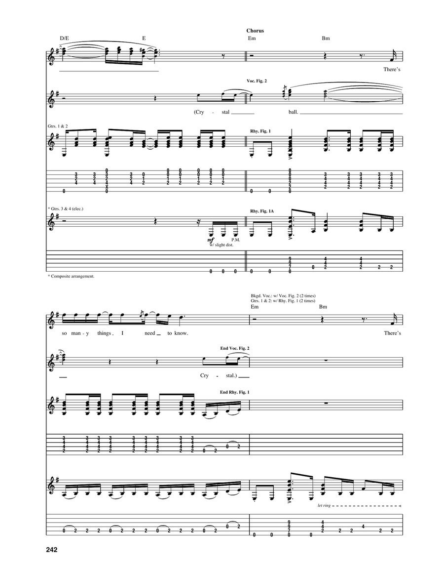 Crystal Ball Crystal Ball Acoustic Guitar scores gallery preview page 4