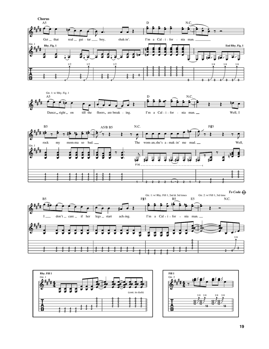 California Man California Man Acoustic Guitar scores gallery preview page 2