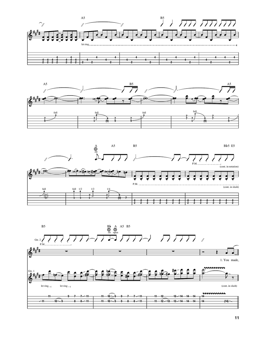 Ain't That A Shame Ain't That A Shame Electric Guitar scores gallery preview page 3
