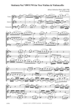 Sinfonia No.7 BWV.793 for Two Violins & Violoncello