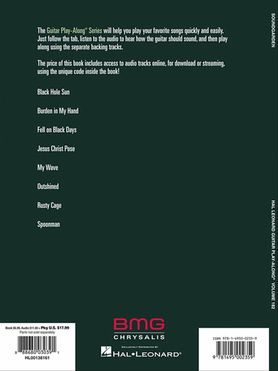 Soundgarden Guitar Tablature scores gallery preview page 2