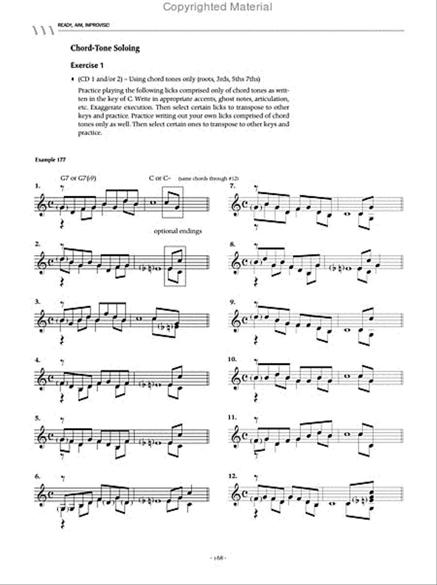 Ready, Aim, Improvise! (Complete Version) Saxophone scores gallery preview page 10