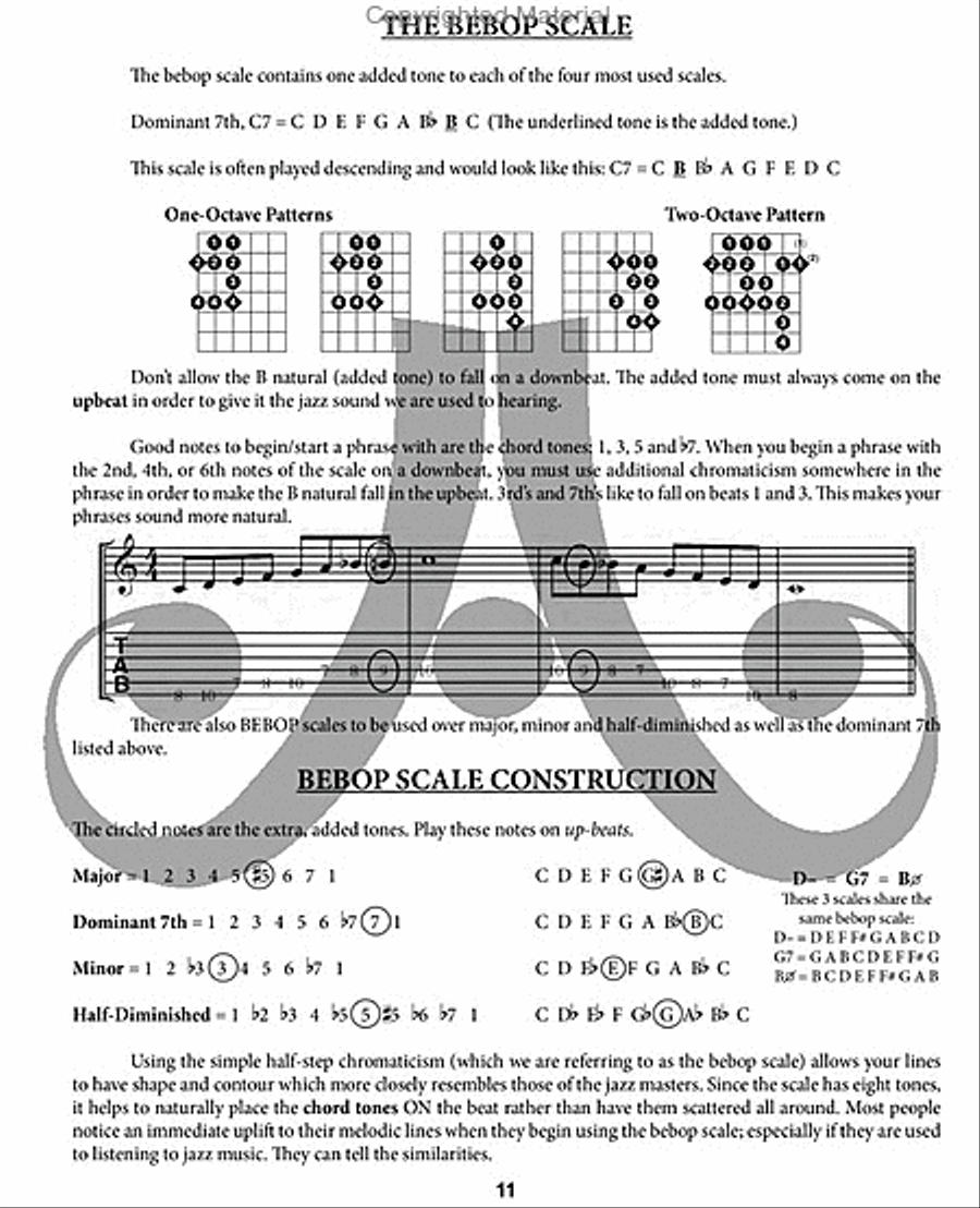 Jamey Aebersold Jazz -- The ii-V7-I Progression for Guitar Electric Guitar scores gallery preview page 3
