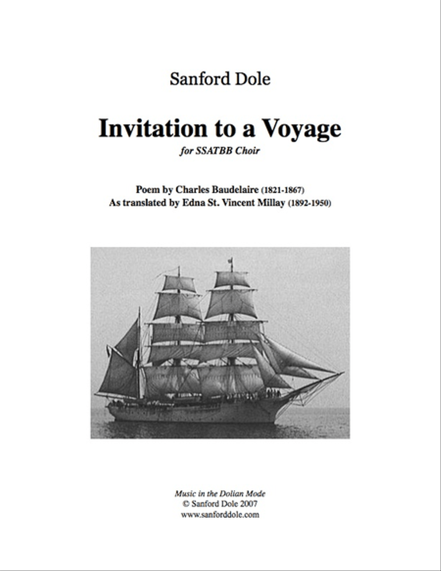 Invitation to a Voyage Invitation to a Voyage scores gallery preview page 1