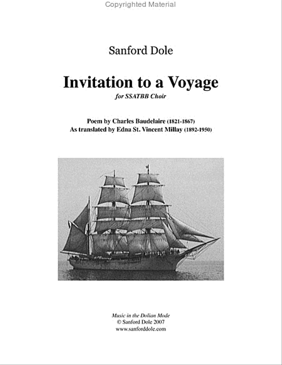 Invitation to a Voyage Invitation to a Voyage scores gallery preview page 2