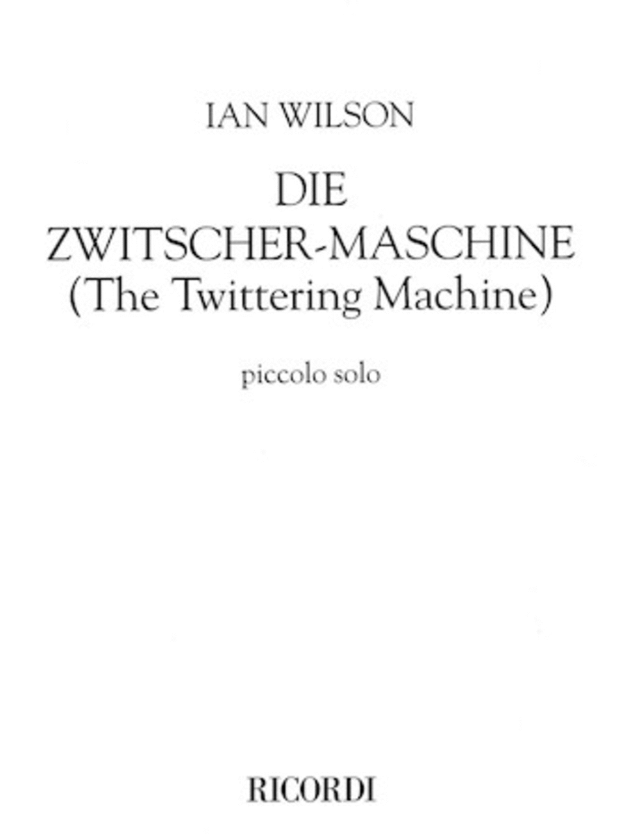 Die Zwitscher-Maschine (The Twittering Machine) Piccolo scores gallery preview page 1