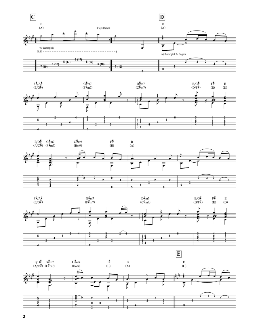 One Christmas Night One Christmas Night Guitar Tablature scores gallery preview page 2
