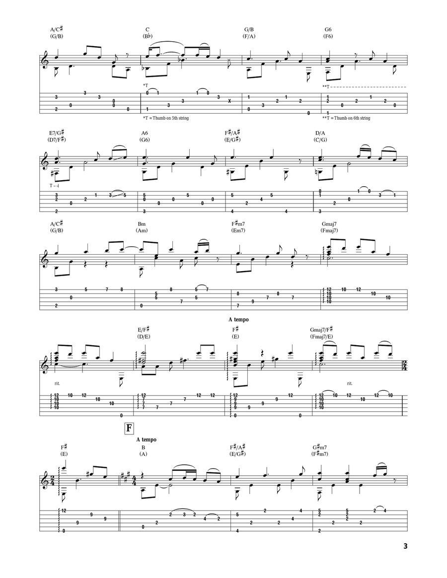 One Christmas Night One Christmas Night Guitar Tablature scores gallery preview page 3