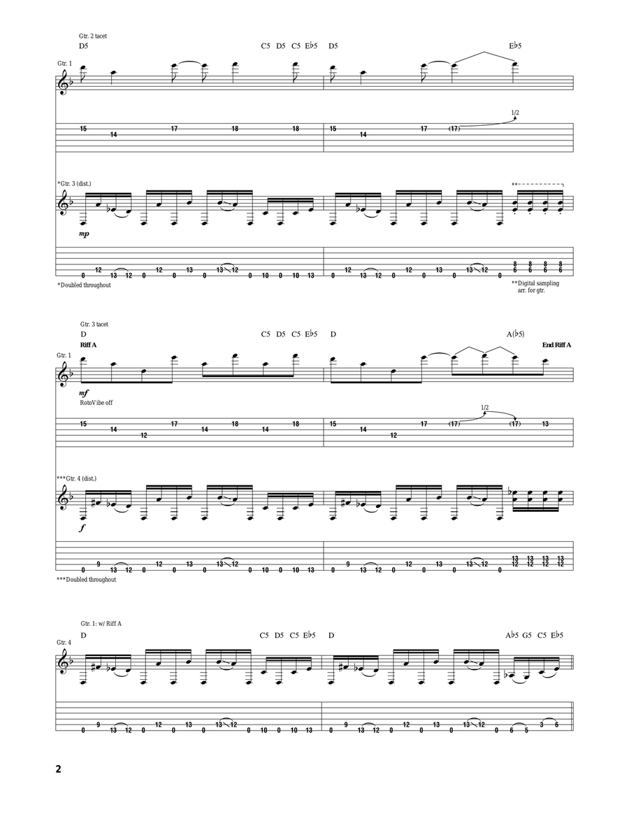 Failure Failure Acoustic Guitar scores gallery preview page 2