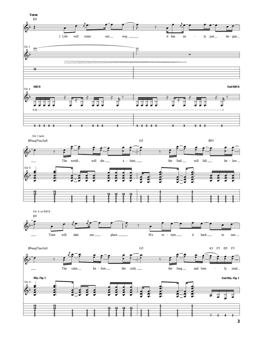 Failure Failure Acoustic Guitar scores gallery preview page 3