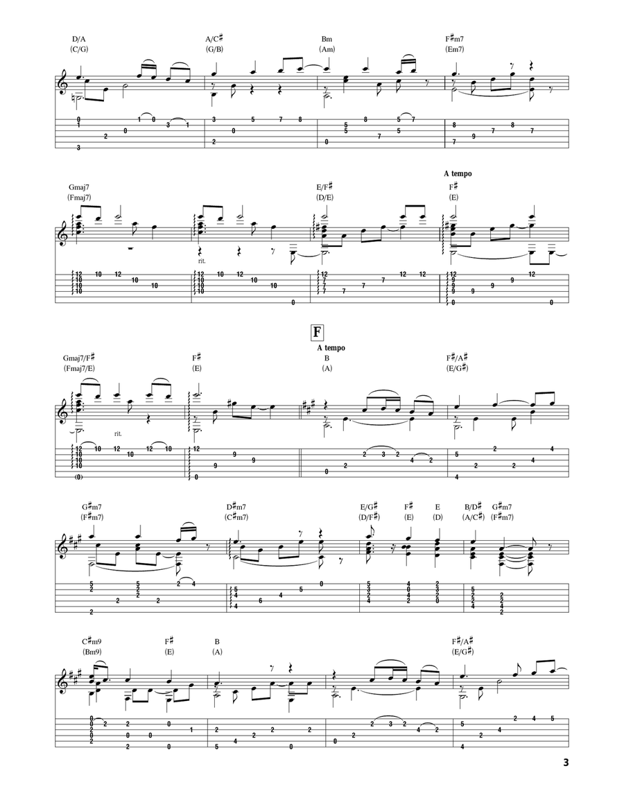 One Christmas Night One Christmas Night Guitar Tablature scores gallery preview page 3