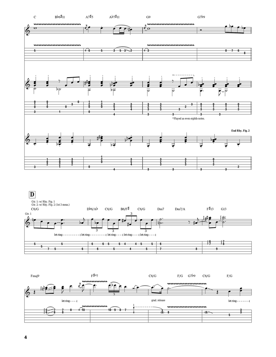 White Christmas White Christmas Guitar Tablature scores gallery preview page 4