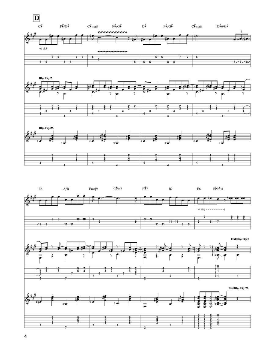 Winter Wonderland Winter Wonderland Guitar Tablature scores gallery preview page 4