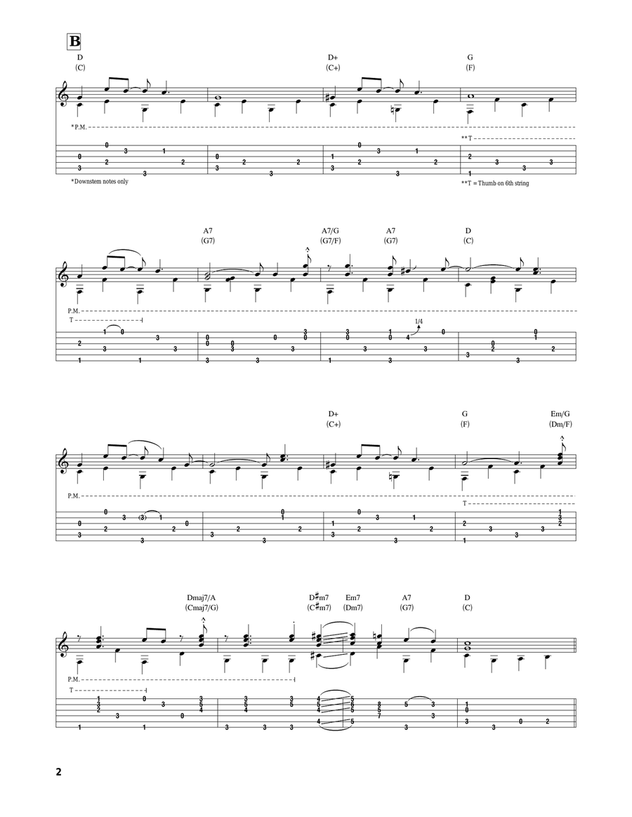 Jingle Bells Jingle Bells Guitar Tablature scores gallery preview page 2