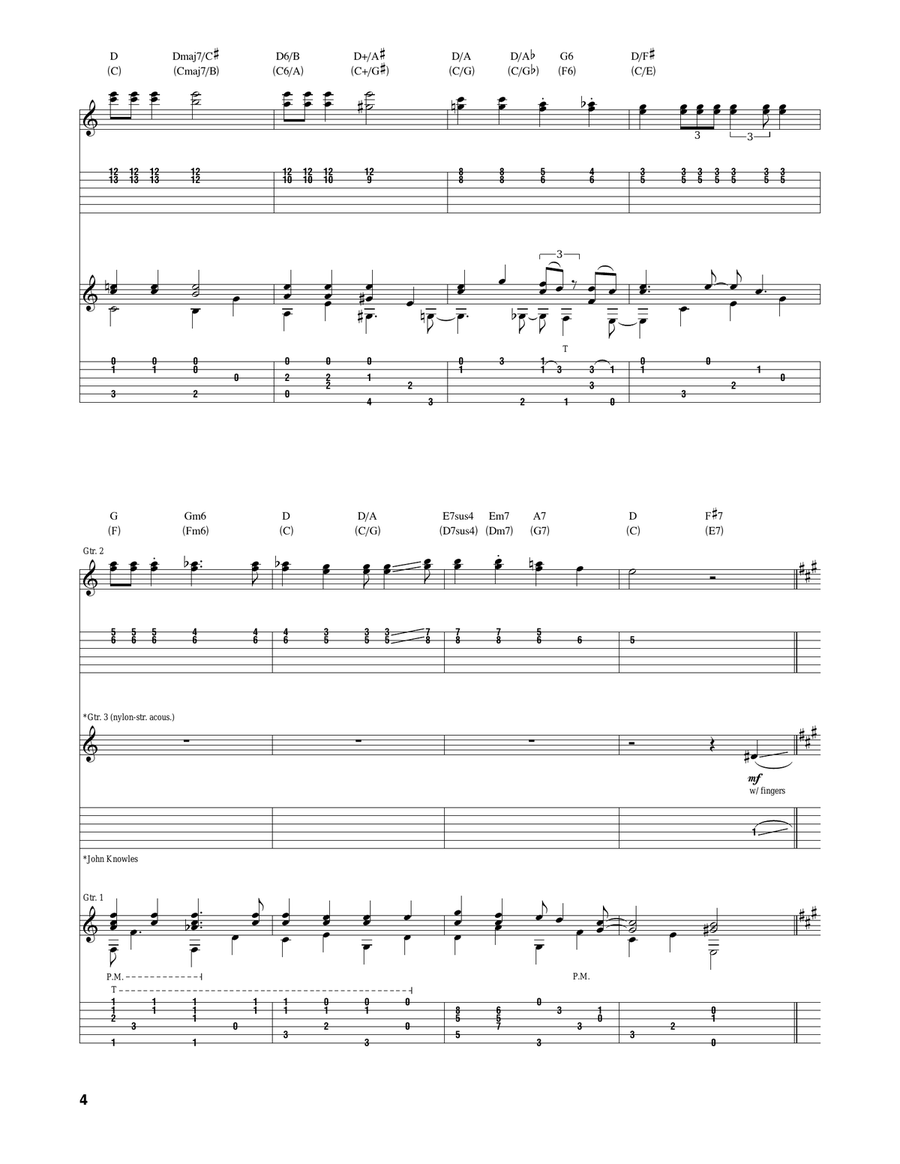 Jingle Bells Jingle Bells Guitar Tablature scores gallery preview page 4