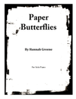 Paper Butterflies