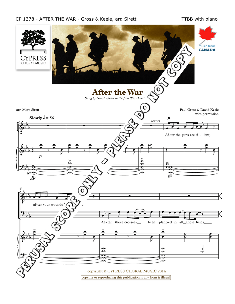 After The War After The War TTBB scores gallery preview page 2