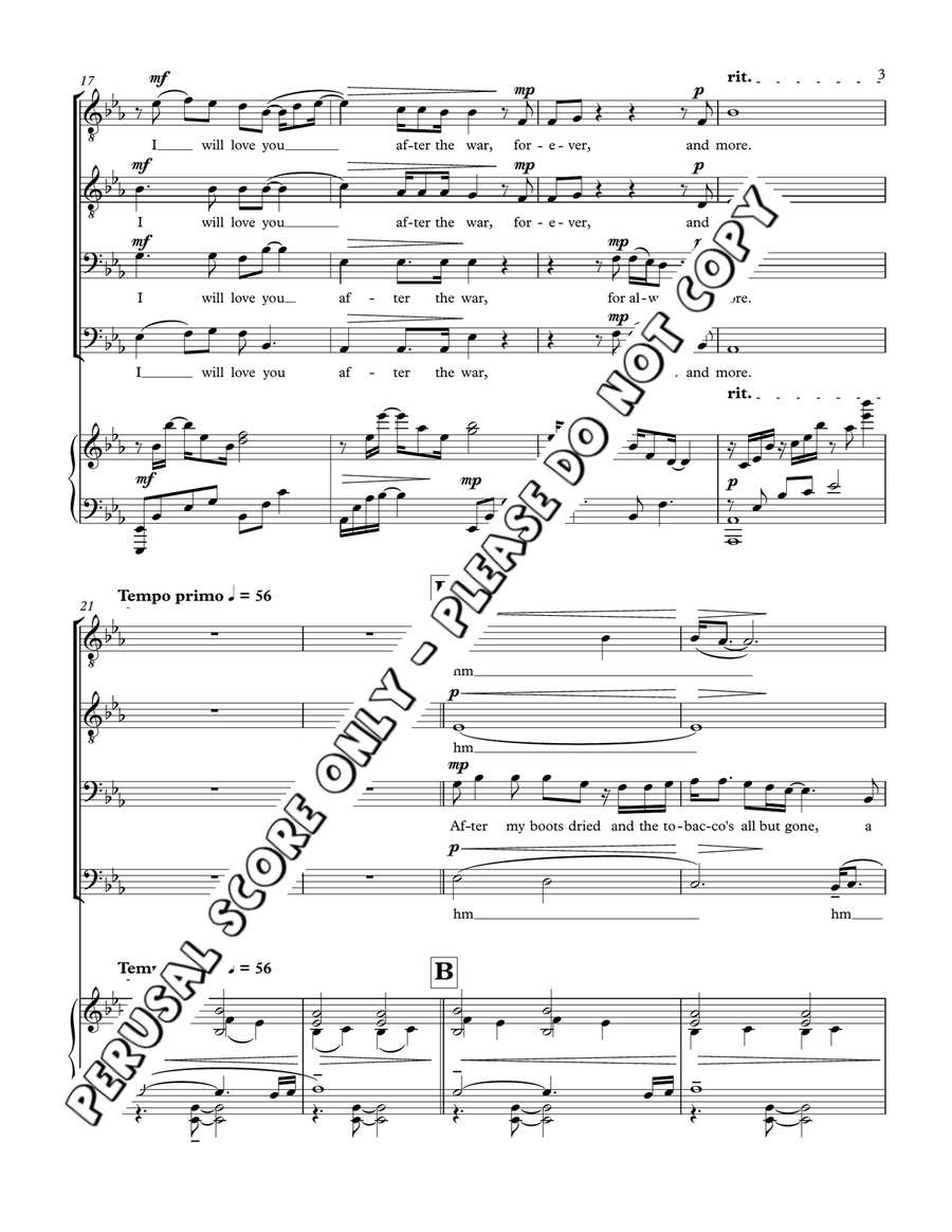 After The War After The War TTBB scores gallery preview page 4