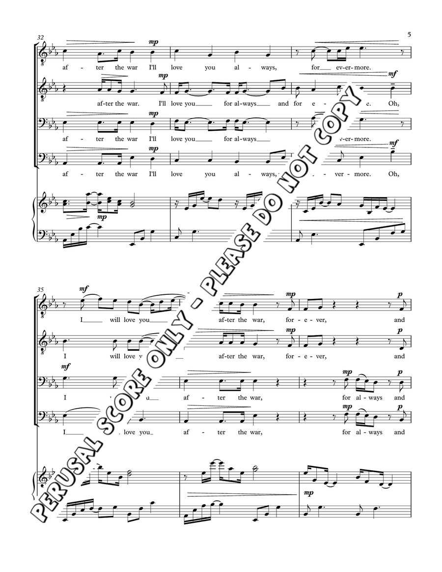 After The War After The War TTBB scores gallery preview page 6